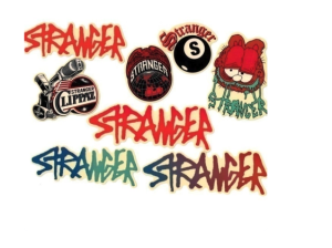 Nálepky BMX STRANGER