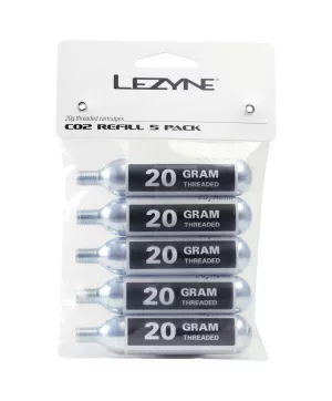 CO2 bombičky MTB LEZYNE 20G 5PACK