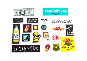 Nálepky BMX S&M 20-PACK