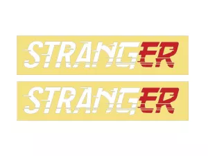 Nálepky BMX STRANGER DRIFT