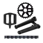 Kliky, převodníky, pedály a řetězy